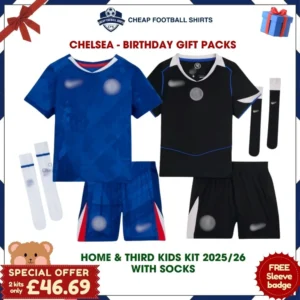 Chelsea Football Kit Gift Pack 25/26 - Home & Third