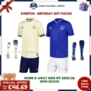 Everton FC Football Kit Bundle 25/26 - Home & Away