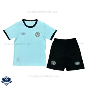 Germany Blue 125th Anniversary Kids Football Kit 25/26 - Front View