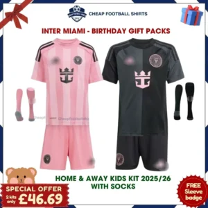 Inter Miami FC Football Kit Bundle 25/26 - Home & away with socks