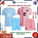 Inter Miami FC Football Kit Bundle 25/26 - Home & Third with socks
