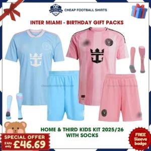 Inter Miami FC Football Kit Bundle 25/26 - Home & Third with socks