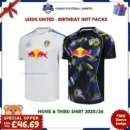Leeds United Football Shirt Gift Pack 25/26 - Home & Third