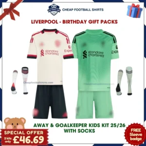 Liverpool Away & Goalkeeper Gift Bundle Kit 25/26 - Overview