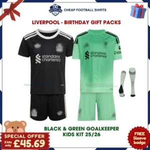 Liverpool Football Kit Bundle 25/26 - Goalkeeper