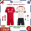 Liverpool Birthday Football Gift Bundle 25/26 - Home Away