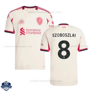 Liverpool Away Men Football Shirt 25/26 SZOBOSZLAI 8