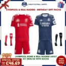 Liverpool and Real Madrid Gift Packs