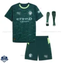 Manchester City Fourth Kids Football Kit 25/26