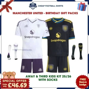 Manchester United Football Gift Packs 25/26 - Away Third
