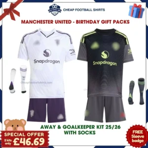 Manchester United Football Gift Packs 25/26 - Away - GK