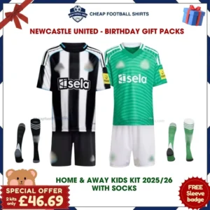 Newcastle United FC Football Kit Bundle 25/26 - Home & Away