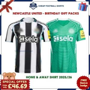 Newcastle United Football Shirt Gift Pack 25/26