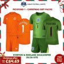PICKFORD 1 Goalkeeper Football Kit Christmas Gift Packs 25/26