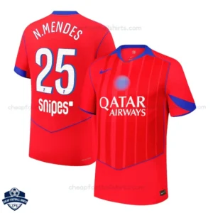 PSG Third Men Football Shirt 25/26 N.MENDES 25