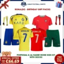 Ronaldo Home Football Kit Gift Bundle 24/25