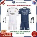 Real Madrid Birthday Football Gift Bundle 25/26 - Home Away