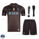 SSC Napoli Third Kids Football Kit 25/26 - Front view with socks