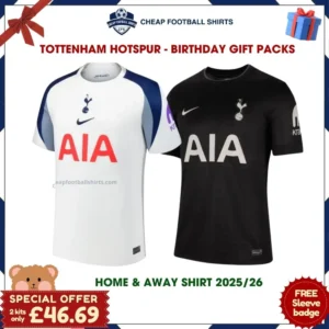 Tottenham BIRTHDAY Football Shirt Gift Pack 25/26 - Home & Away