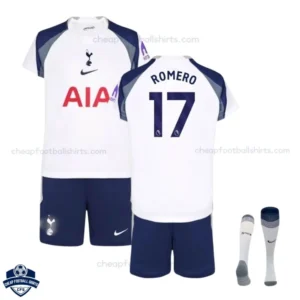 Tottenham Hotspur ROMERO 17 Home Kids Football Kit 25/26