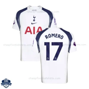 Tottenham Home Men Football Shirt 25/26 ROMERO 17