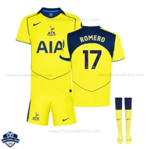 Tottenham Hotspur ROMERO 17 Third Kids Football Kit 25/26