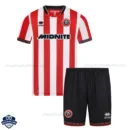 Sheffield United Home Kids Football Kit 25/26 Sponsor