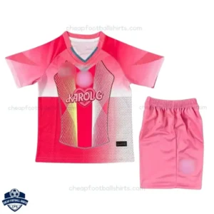 Barcelona Karol G Pink Special Edition Kids Football Kit 25/26
