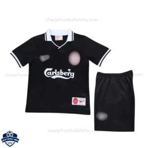 Retro Liverpool Third Kids Football Kit 1996/97 - Front View