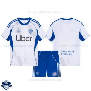 Como Away Kids Football Kit 25/26