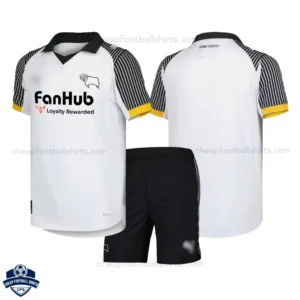 Derby County Home Kids Football Kit 25/26