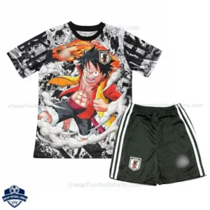 Japan One Piece Anime Edition Kids Football Kit 2025/26 - Black