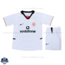 Manchester United Away Kids Football Kit 2002/03