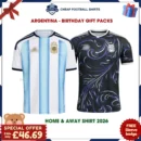 Argentina Birthday Football Shirt Gift Pack 2026 - Home & Away