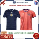 Scotland Birthday Football Shirt Gift Pack 2026 - Home & Away