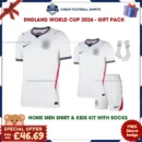 England World Cup 2026 Football Kit Pack - Home Dad & Son Kit