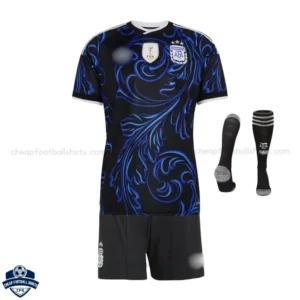 Argentina Away Kids Football Kit 2026 - Front View with socks