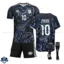 Argentina MESSI 10 Away Kids Football Kit 2026 - Overview with socks
