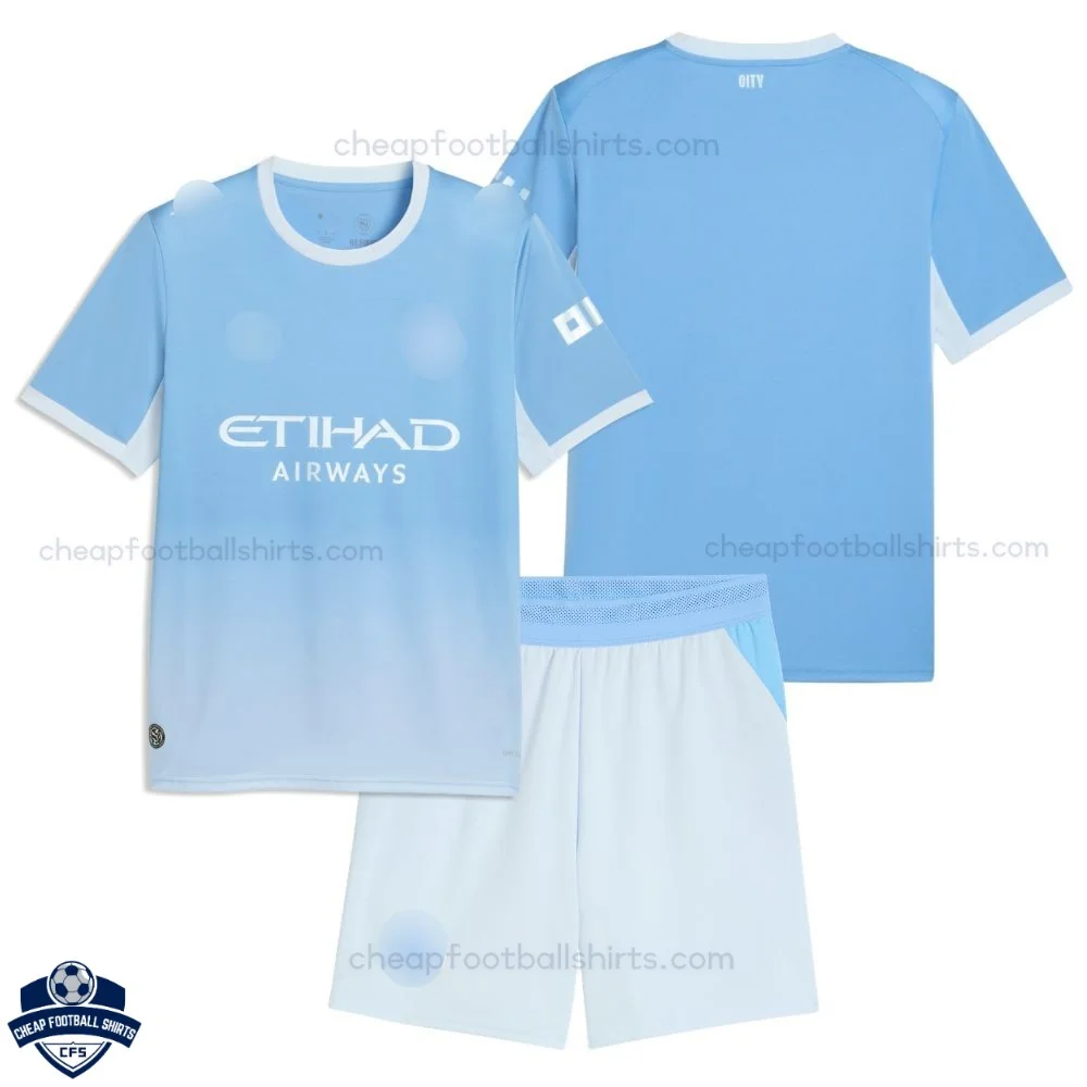 Manchester City Home Kids Football Kit 26/27 - OverView