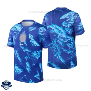 England World Cup 2026 Blue Goalkeeper Football Shirt