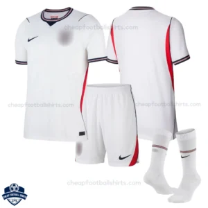 England World Cup 2026 Home Kids Cheap Football Kit with socks