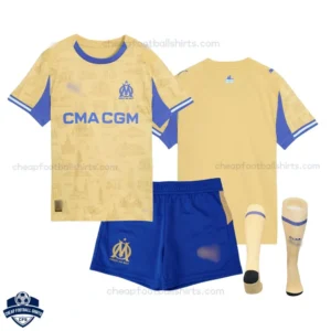 Olympique Marseille Fourth Kids Kit 25/26