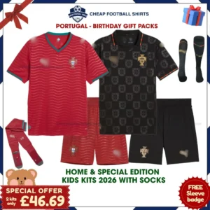 Portugal World Cup 2026 Birthday Football Kit Packs - Home & Special Edition