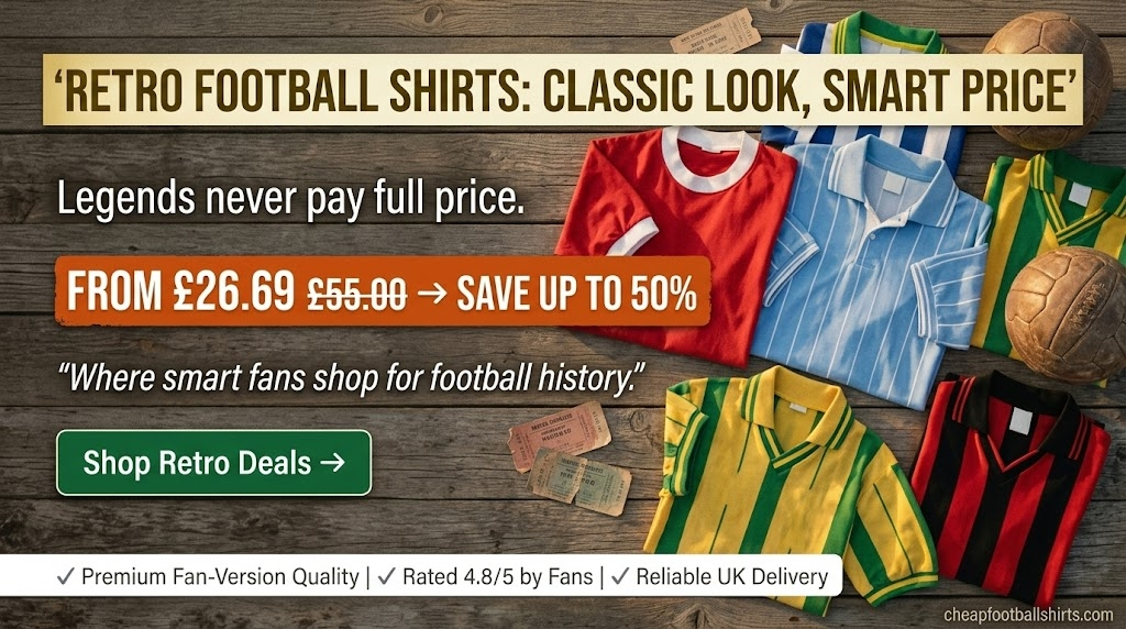 Retro shirts home banner 2026