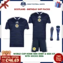 Scotland Birthday Football Kit Packs 2026 - Home Dad & Son Kit