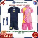 Scotland World Cup 2026 Birthday Football Kit Pack - Home & European Championship