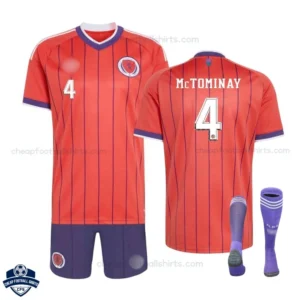 Scotland World Cup 2026 Away Kids Kit – MCTOMINAY 4 with socks
