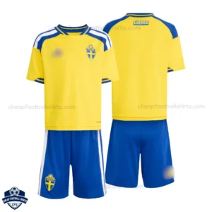 Sweden World Cup 2026 Home Kids Kit