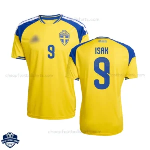 Sweden Home Men Football Shirt 2026 - ISAK 9