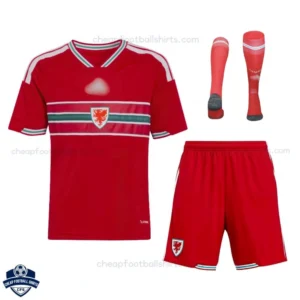 Wales World Cup Home Men & Kids Cheap Football Kit 2026 with socks